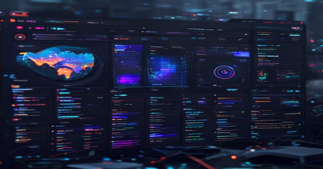 Dashboard showing AI-Powered Logistics Routing in the Middle East